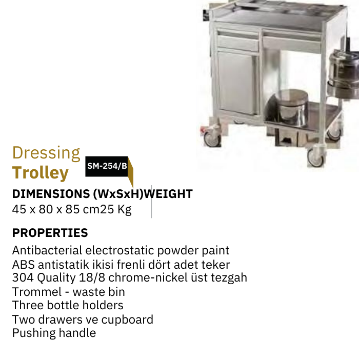 Dressing Trolley