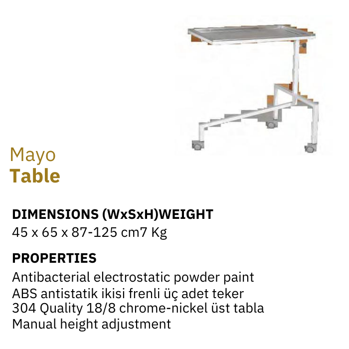 Mayo Table