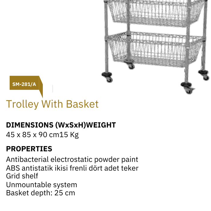 Trolley With Basket