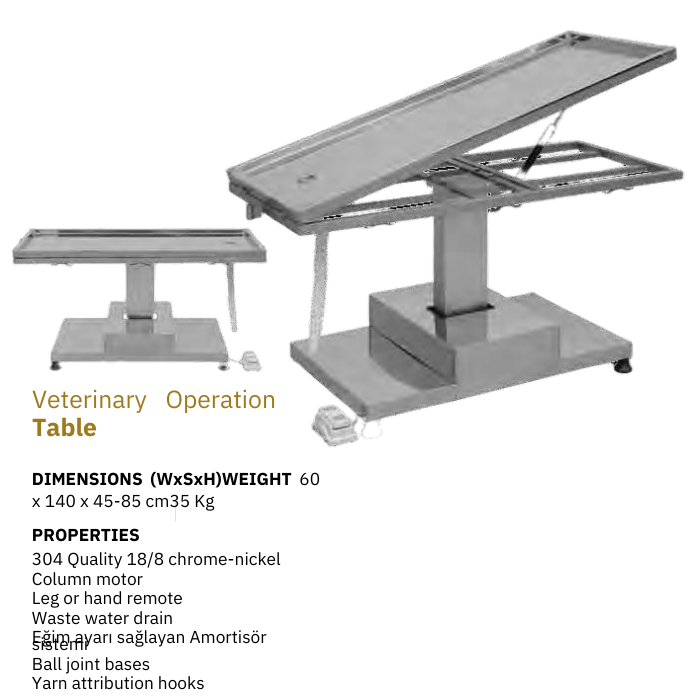 Veterinary Operation Table