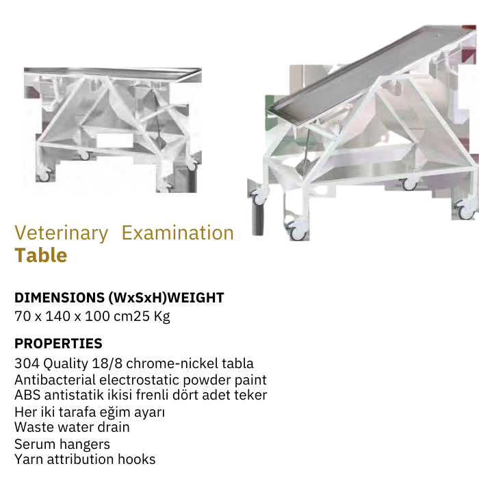 Veterinary Examination Table