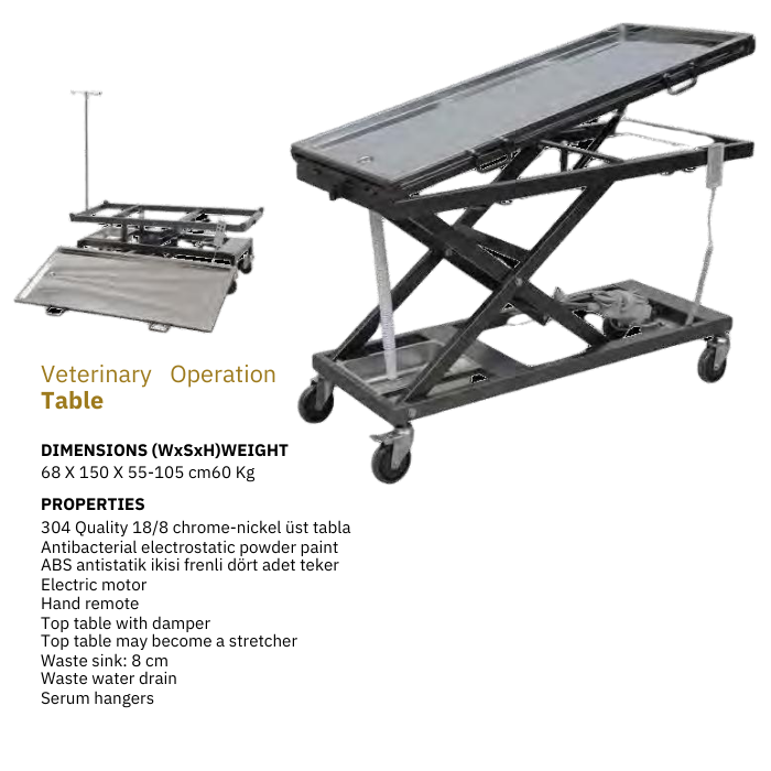 Veterinary Operation Table