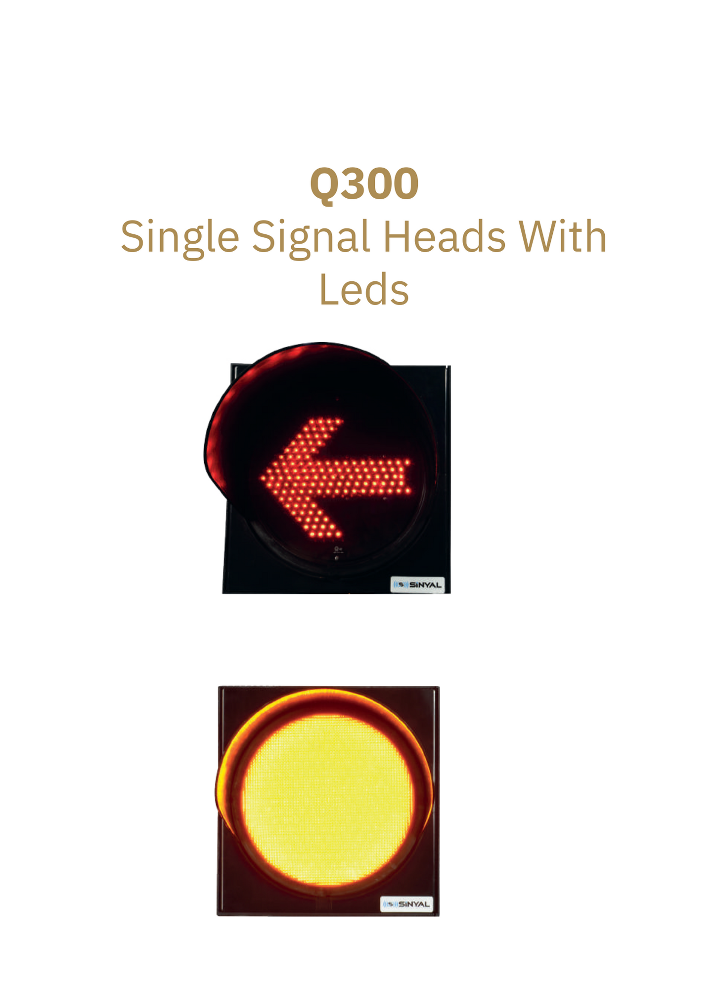 Q300 Single Signal Heads With Leds