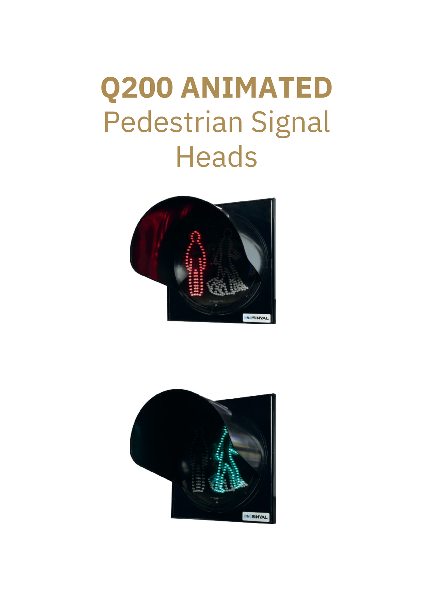 Q200 Pedestrian Signal Heads With LEDs