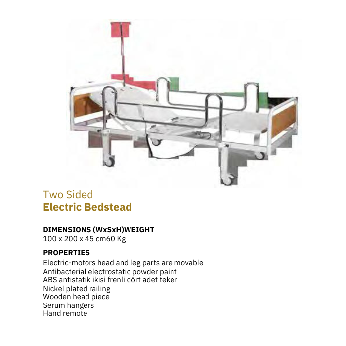 Two Sided  Electric Bedstead