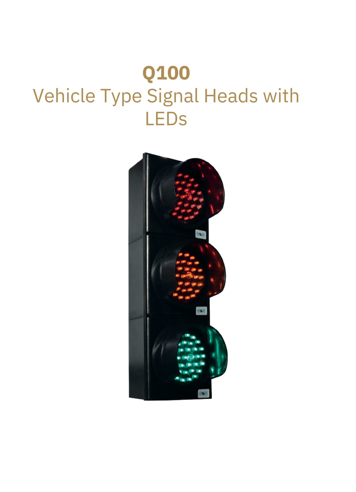 Q100 Vehicle Type Signal Heads with LEDs