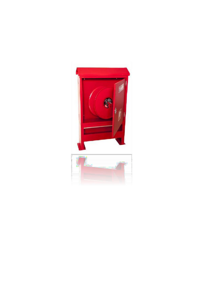 Vertical Fire Reel Hose Cabinet with Fire Extinguisher EN671-1