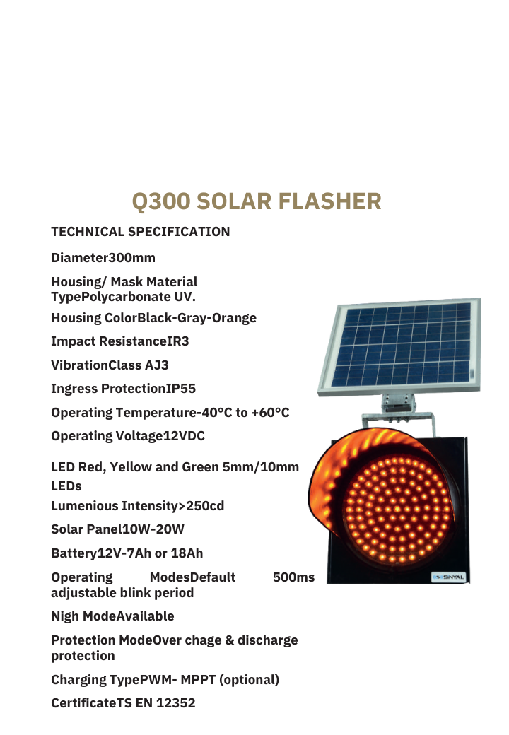 Q300 SOLAR FLASHER