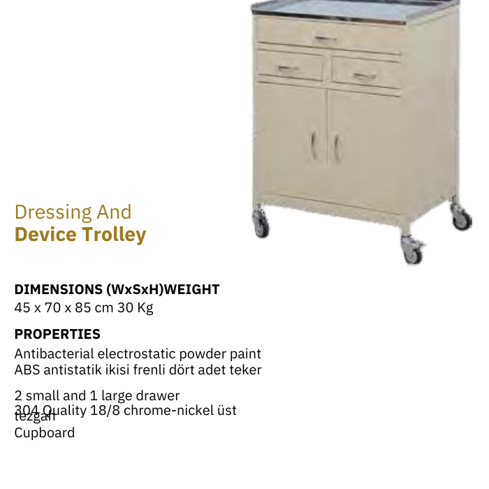 Dressing Device Trolley